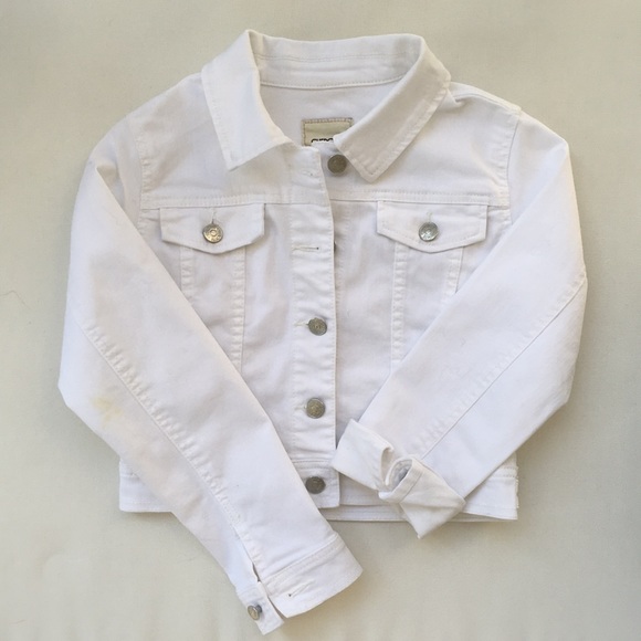 Cherokee Crisp White Jean Jacket. - Picture 1 of 6